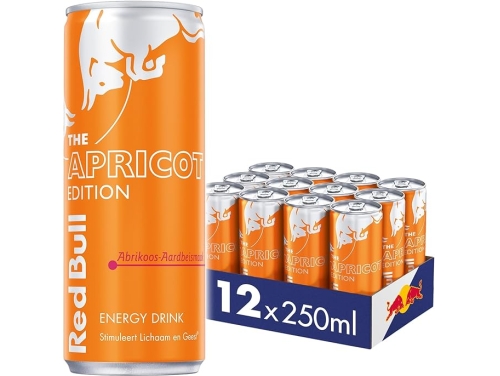 RED BULL 25CL APRICOT EDITION ABRIKOOS (IMP) - 12ST