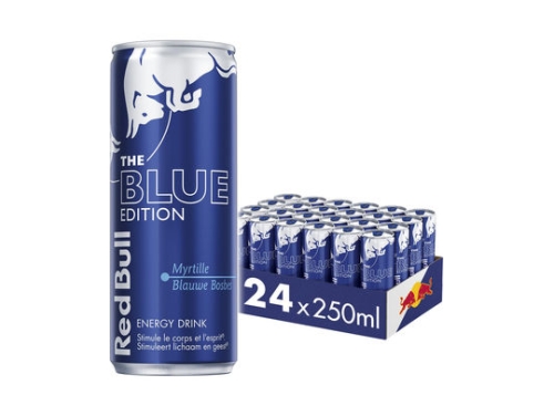 RED BULL 25CL BLUE EDITION BLAUWE BOSBES - 24ST