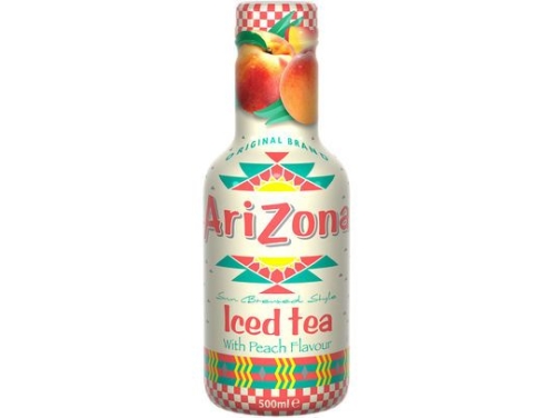 ARIZONA 50CL PEACH ICED TEA PET - 6ST