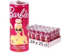 BARBIE DRINK FRAMBOOS 25CL CAN - 24ST