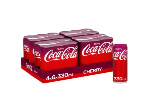 COCA COLA CHERRY 33CL SLIM CAN - 24ST