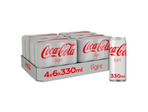 COCA COLA LIGHT 33CL CAN - 4X6 PACK