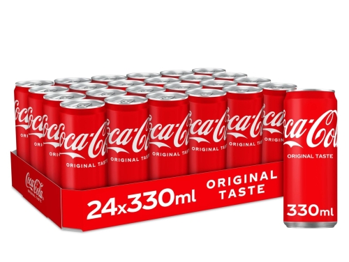 COCA COLA REG 33CL CAN - 24ST