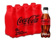 COCA COLA ZERO 25CL PET - 3X8 PACK