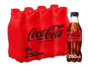 COCA COLA ZERO 25CL PET - 3X8 PACK