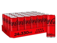 COCA COLA ZERO 33CL CAN - 24ST