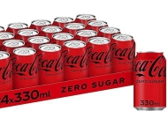COCA COLA ZERO 33CL FAT CAN - 24ST