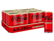 COCA COLA ZERO CAF FREE 33CL CAN - 4X6 PACK