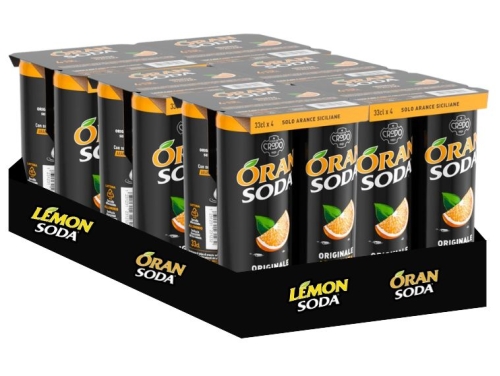 CRODO ORANSODA 33CL SLIM CAN - 6X4 PACK