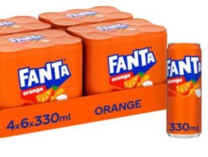FANTA 33CL ORANGE CAN - 4X6 PACK