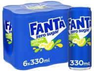 FANTA 33CL ZERO SHOKATA CAN - 4X6 PACK