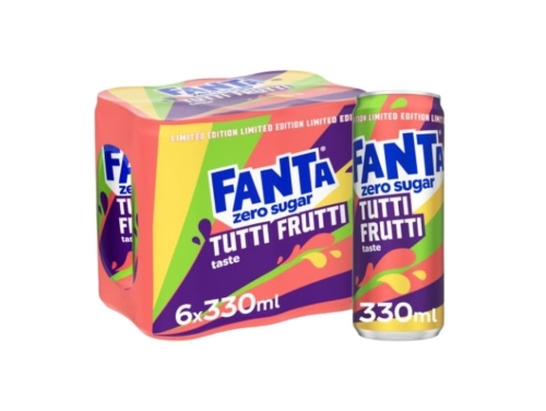 FANTA 33CL ZERO TUTTI FRUTTI CAN - 4X6 PACK