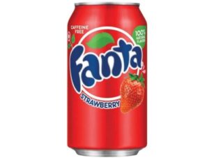 FANTA 35,5CL STRAWBERRY SODA CAN - 12ST