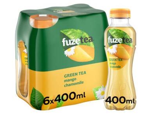 FUZE TEA 40CL MANGO GREEN TEA PET - 4X6 PACK