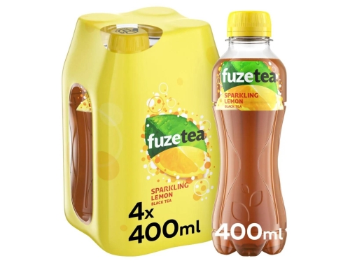 FUZE TEA 40CL SPARKLING PET - 6X4 PACK