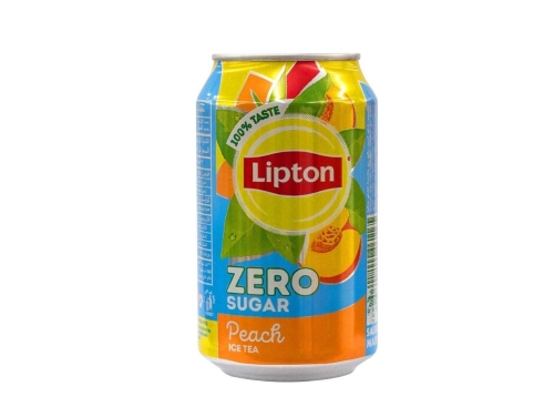 LIPTON 33CL ICE TEA PEACH ZERO CAN - 24ST