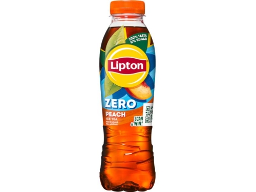 LIPTON 50CL ICE TEA PEACH ZERO PET - 4X6 PACK