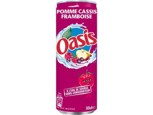 OASIS 33CL APPEL/CASSIS/FRAMBOOS CAN - 24ST