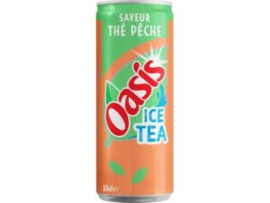 OASIS 33CL TEA PERZIK CAN - 24ST