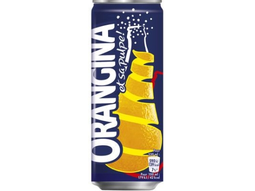 ORANGINA 33CL CAN - 4X6 PACK