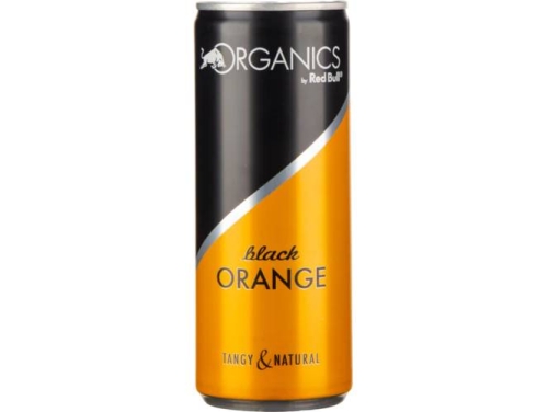 RED BULL ORGANICS 33CL IMP BLACK ORANGE CAN - 24ST