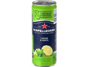 SAN PELLEGRINO 33CL LEMONE MENTA CAN - 4X6 PACK