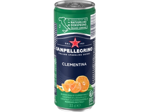 SAN PELLEGRINO 33CL CLEMENTINA CAN - 4X6 PACK
