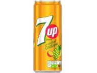 SEVEN UP EXOTIC 33CL CAN - 24ST