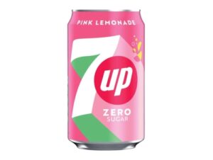 SEVEN UP PINK LEMONADE 33CL CAN - 24ST