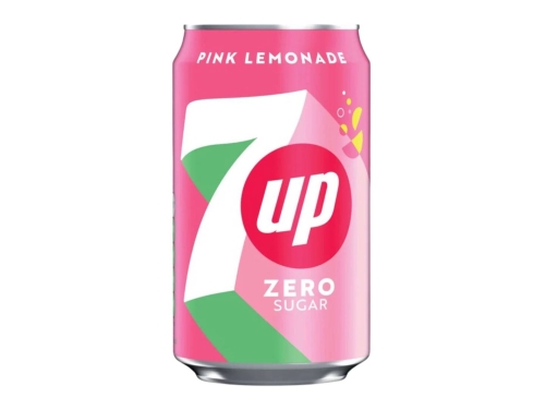 SEVEN UP PINK LEMONADE 33CL CAN - 24ST