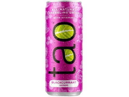 TAO BLACKCURRANT 25CL CAN - 6X4 PACK