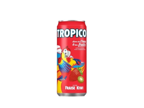 TROPICO AARDBEI/KIWI 33CL CAN - 24ST