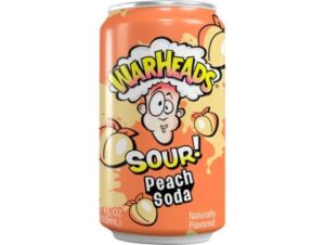 WARHEADS 33CL PEACH CAN - 12ST