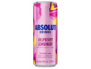 ABSOLUT RASPBERRY 5% 25CL CAN /12
