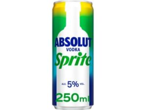 ABSOLUT SPRITE 5% 25CL CAN/12