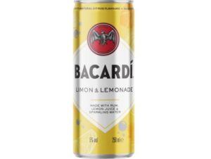 BACARDI LIMON & LEMONADE 5% 25CL CAN /12