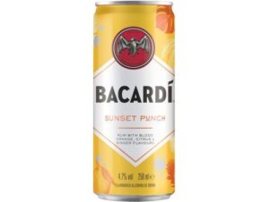BACARDI SUNSET PUNCH 4,7% 25CL CAN /12