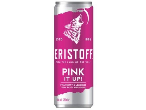 ERISTOFF PINK 5% 25CL CAN /12