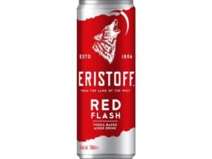 ERISTOFF RED FLASH 5% 25CL CAN /24