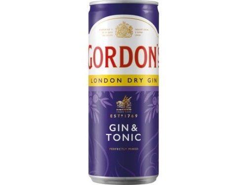 GORDON GIN & TONIC 25CL CAN /12