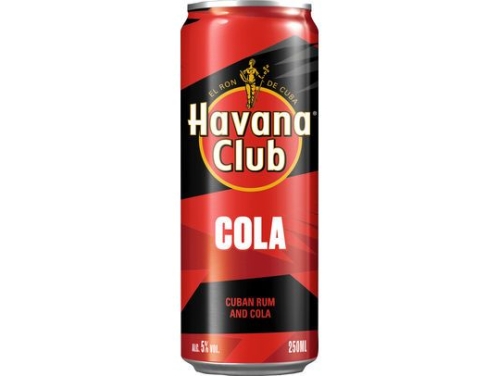 HAVANA CLUB & COLA 25CL CAN /12