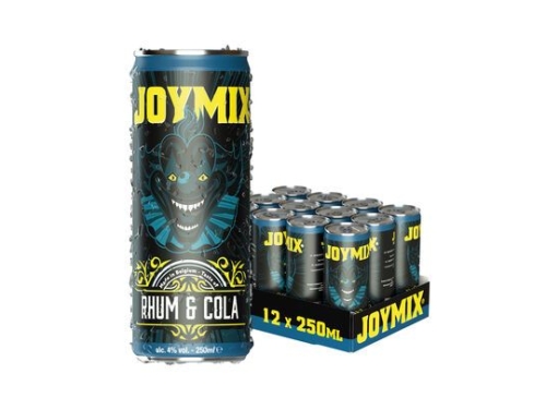 JOYMIX RUM & COLA 4% 25CL CAN /12